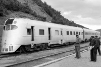 Железная дорога (поезда, паровозы, локомотивы, вагоны) - Трехвагонный дизель-поезд постройки завода Ганц,Будапешт