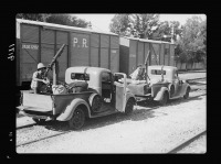 Железная дорога (поезда, паровозы, локомотивы, вагоны) - Автомобили на железнодорожном ходу