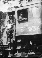 Железная дорога (поезда, паровозы, локомотивы, вагоны) - Бригада паровоза Ел.934