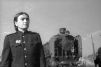 Железная дорога (поезда, паровозы, локомотивы, вагоны) - Машинист паровоза Гулям Гасанова