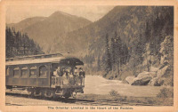Железная дорога (поезда, паровозы, локомотивы, вагоны) - Поезд Ориенталь Лимитед в Скалистых горах
