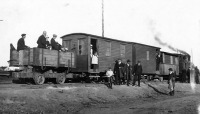 Железная дорога (поезда, паровозы, локомотивы, вагоны) - Поезд узкоколейной железной дороги