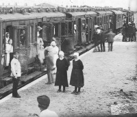 Железная дорога (поезда, паровозы, локомотивы, вагоны) - Пассажирский поезд на ст.Рига