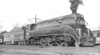Железная дорога (поезда, паровозы, локомотивы, вагоны) - Паровоз №295 типа 2-3-1 в обтекаемом кожухе