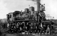 Железная дорога (поезда, паровозы, локомотивы, вагоны) - Паровоз Гп.10 в депо Минеральные Воды