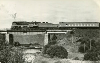 Железная дорога (поезда, паровозы, локомотивы, вагоны) - Паровоз П36-0071 с ретро-поездом