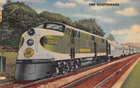 Железная дорога (поезда, паровозы, локомотивы, вагоны) - Поезд Южной железной дороги