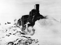 Железная дорога (поезда, паровозы, локомотивы, вагоны) - В снегах Воркуты
