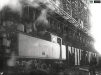 Железная дорога (поезда, паровозы, локомотивы, вагоны) - Танк-паровоз Та-3 и состав с рудой