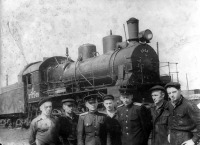 Железная дорога (поезда, паровозы, локомотивы, вагоны) - Железнодорожники депо Череповец