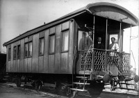 Железная дорога (поезда, паровозы, локомотивы, вагоны) - Трехосный пассажирский вагон