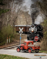 Железная дорога (поезда, паровозы, локомотивы, вагоны) - Переезд