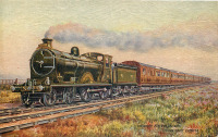 Железная дорога (поезда, паровозы, локомотивы, вагоны) - Шотландский Экспресс Лотиан-Кост Северо-британской железной дороги