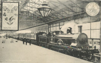 Железная дорога (поезда, паровозы, локомотивы, вагоны) - Шотландский Экспресс на станции Регби в Йоркшире
