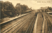 Железная дорога (поезда, паровозы, локомотивы, вагоны) - Железнодорожная станция Хессле в Йоркшире