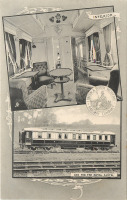 Железная дорога (поезда, паровозы, локомотивы, вагоны) - Общий вид вагона Королевских апартаментов и интерьер