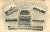 Железная дорога (поезда, паровозы, локомотивы, вагоны) - L.N.W.R. на Международной выставке в Сент-Луисе 1904 г.