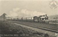 Железная дорога (поезда, паровозы, локомотивы, вагоны) - Королевский поезд в пути 5 мая 1904 года