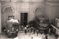 Железная дорога (поезда, паровозы, локомотивы, вагоны) - Кабины электровоза ВЛ23 и тепловоза ТЭ3 в павильоне 
