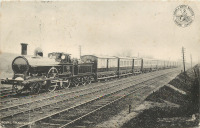 Железная дорога (поезда, паровозы, локомотивы, вагоны) - Королевский поезд N.410 L.N.W.R. в 1887 году