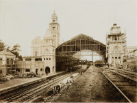 Железная дорога (поезда, паровозы, локомотивы, вагоны) - Бразильские железные дороги. Станция Сан-Пауло