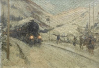 Железная дорога (поезда, паровозы, локомотивы, вагоны) - Жорж Штейн. Альпийский Экспресс