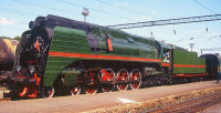 Железная дорога (поезда, паровозы, локомотивы, вагоны) - Пассажирский паровоз П36-0050 на ст.Фастов