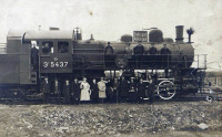 Железная дорога (поезда, паровозы, локомотивы, вагоны) - Паровоз Эг.5437 на заводе Линке-Хофманн,Бреслау,Германия