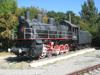 Железная дорога (поезда, паровозы, локомотивы, вагоны) - Паровоз серии Эм731-23 на ст.Мелитополь