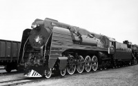 Железная дорога (поезда, паровозы, локомотивы, вагоны) - Пассажирский паровоз серии П36-0082