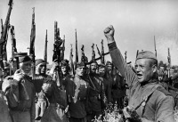 Войны (боевые действия) - Митинг в советских войсках на границе с Восточной Пруссией