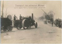 Войны (боевые действия) - Военный транспорт. Локомобиль, 1914-1915