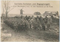 Войны (боевые действия) - Немецкие санитарные команды в Дуэ, Франция, 1914-1918