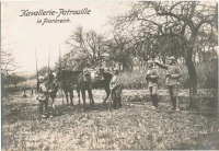 Войны (боевые действия) - Немецкий кавалерийский патруль. Франция, 1914-1918
