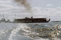 Корабли - Волжские колесники в цвете 1952 года