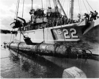 Корабли - Подъем со дна японской мини-субмарины I-18.Перл-Харбор.1960г.