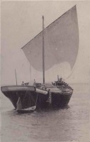 Корабли - Парусное судно на р. Волге близ Самары