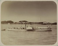 Корабли - Первый русский пароход на Аральском море, около 1865 год.