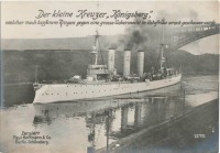 Корабли - Малый немецкий крейсер Кёнигсберг, 1914-1918