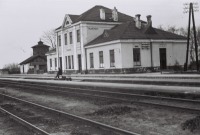 Люблин - Железнодорожный вокзал станции Травники (rail station Trawniki) во время немецкой оккупации 1939-1944 гг во Второй мировой войне