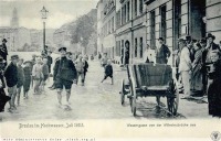 Вроцлав - Повінь у Вроцлаві.  1903 рік.