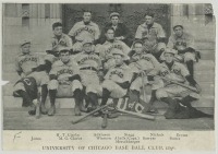 Чикаго - Чикагский университет. Бейсбольный клуб, 1896