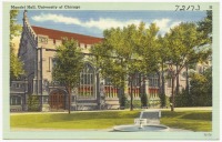 Чикаго - Чикагский университет. Мандель Холл, 1930-1945