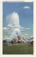 Чикаго - Грант Парк. Букингемский фонтан, 1930-1945