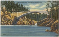 Штат Вайоминг - Радужный Мост в Йеллоустонском Национальном Парке
