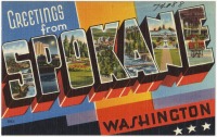 Штат Вашингтон - Привет из Сокана