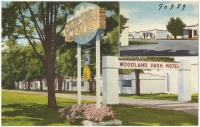 Штат Вашингтон - Мотель Вудленд Парк в Спокане, штат Вашингтон