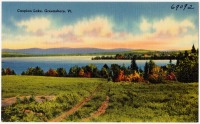 Штат Вермонт - Озеро Каспиан в Гринсборо, Вермонт