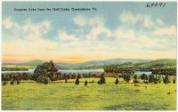 Штат Вермонт - Живописное озеро Каспиан в Гринсборо, Вермонт