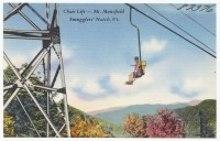 Штат Вермонт - Кресельный подъёмник на горе Мансфилд,  Вермонт